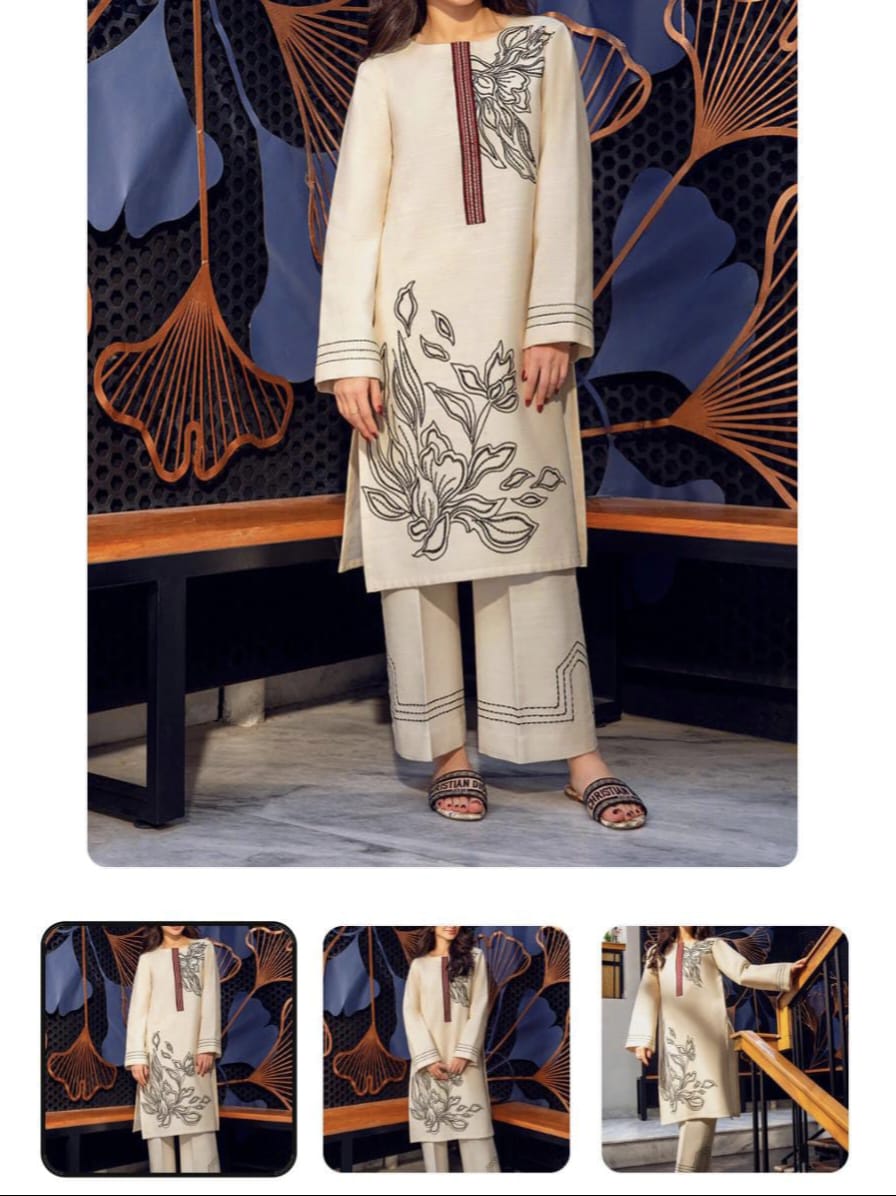 Rang Rasiya – Karandi Embroidered 2-Piece Unstitched Suit | Winter Collection 2025