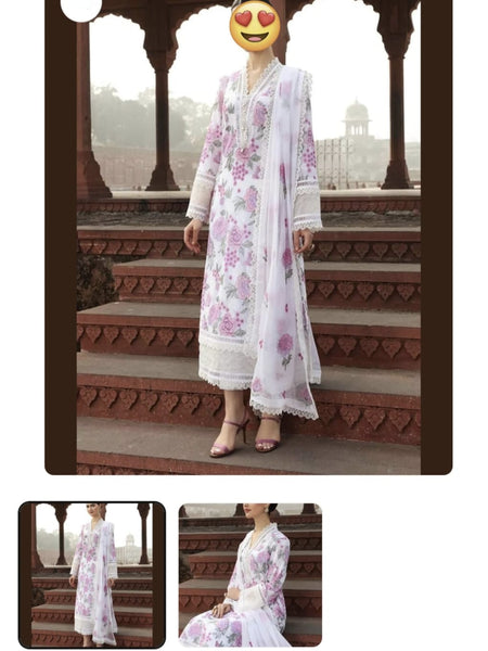 Breeze – Linen Embroidered 3-Piece Unstitched Suit with Chiffon Embroidered Dupatta | Winter Collection 2025