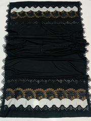 Winter Collection – Premium Dhanak 3-Piece Embroidered Suit with Laser Cutwork Shawl