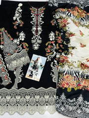 Elaf Winter Collection – Premium Dhanak 3-Piece Embroidered Suit with Wool Printed Shawl