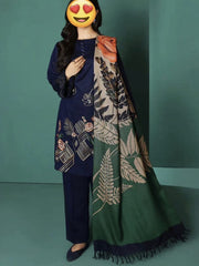 Jazmin – Dhanak Embroidered 3-Piece Unstitched Suit | Winter Collection 2025