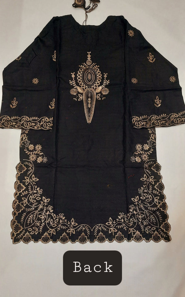 LAWN (STITCHED), DARK BROWN COLOUR (Standard Medium Size)